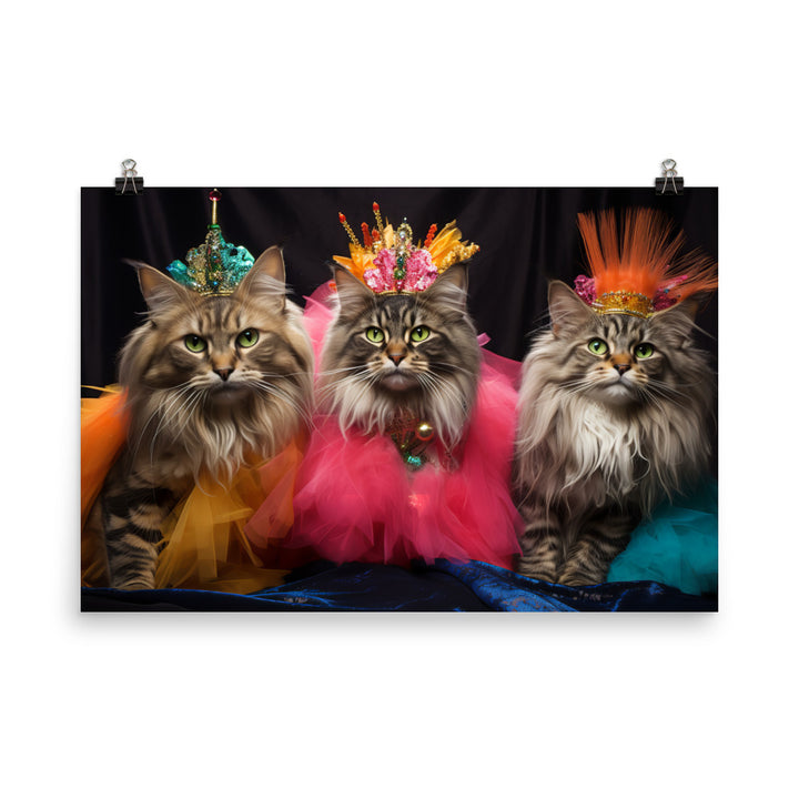 Maine Coon Photo paper poster - PosterfyAI.com