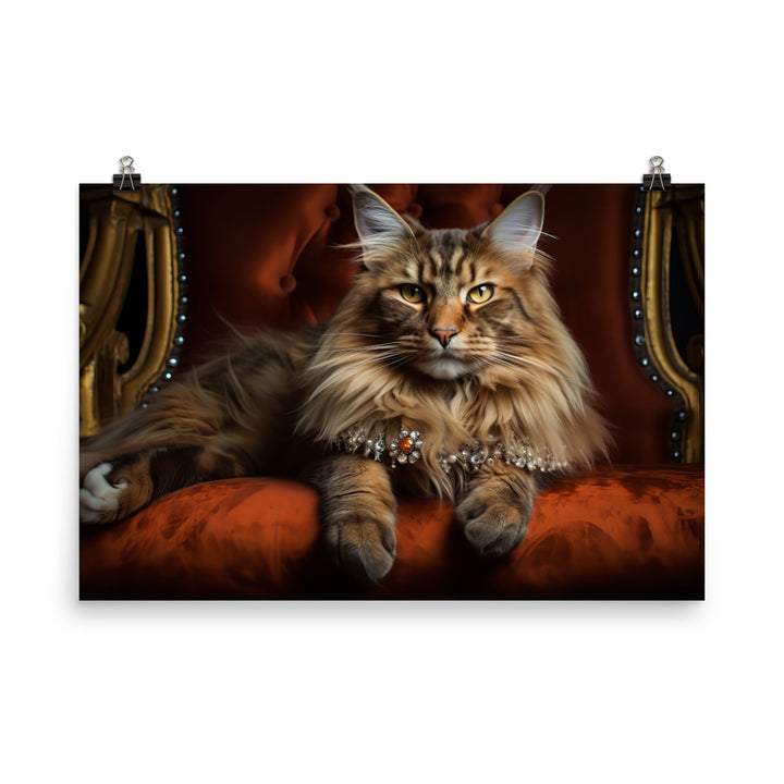 Maine Coon Photo paper poster - PosterfyAI.com