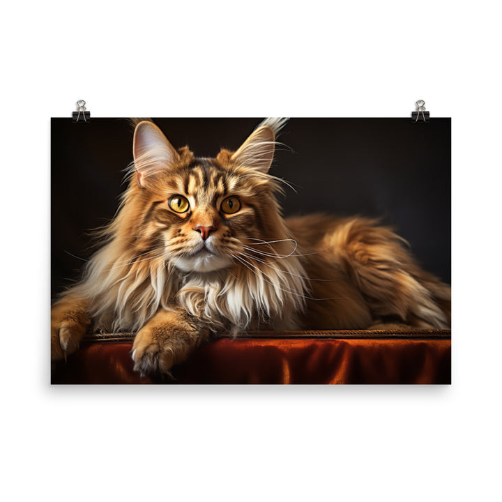 Maine Coon Photo paper poster - PosterfyAI.com