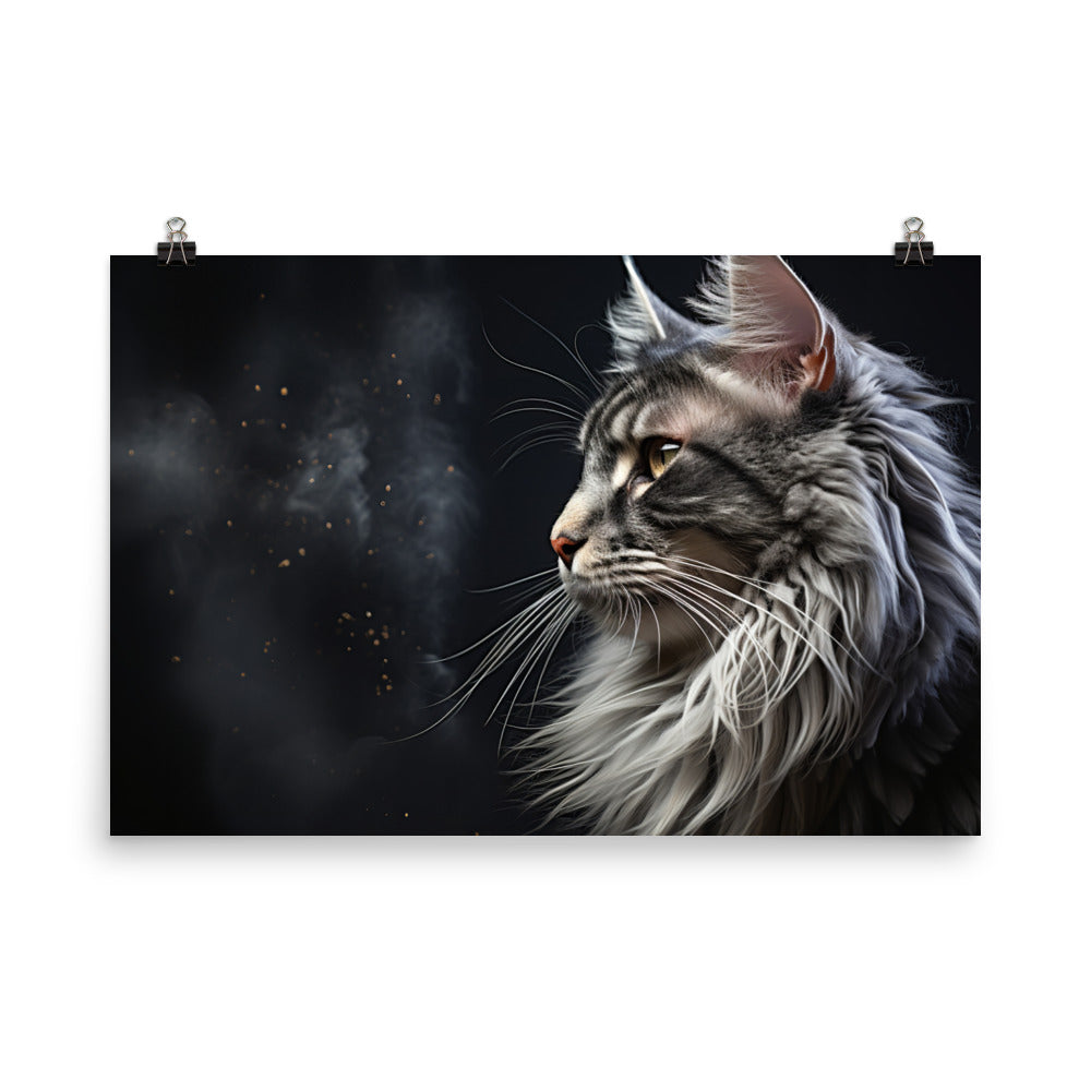 Maine Coon Photo paper poster - PosterfyAI.com