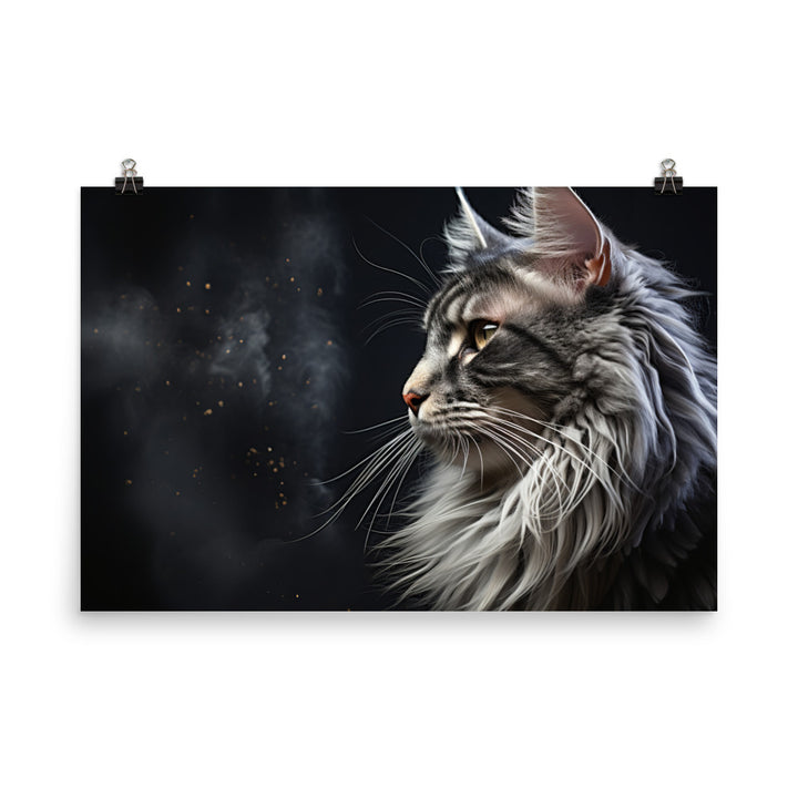 Maine Coon Photo paper poster - PosterfyAI.com