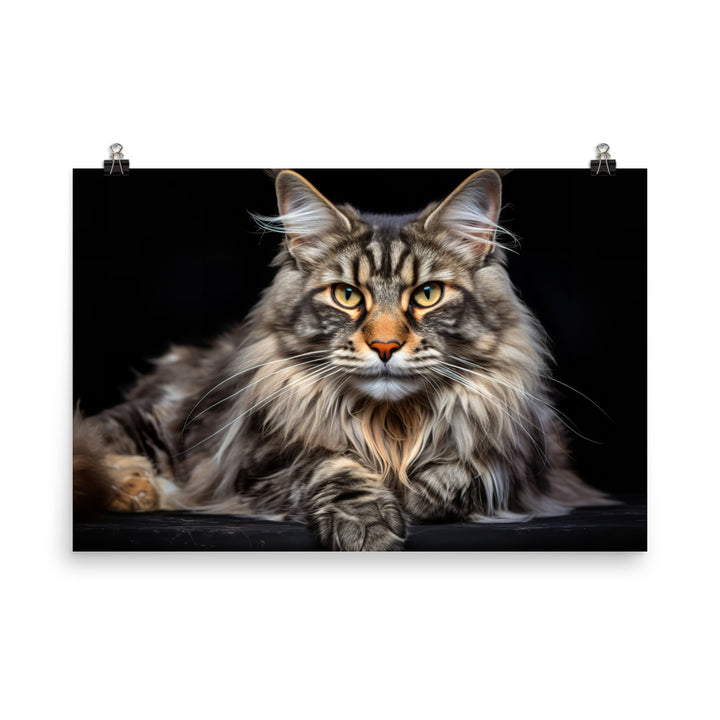 Maine Coon Photo paper poster - PosterfyAI.com