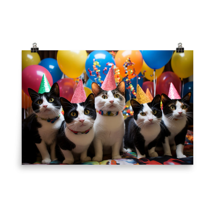 Japanese Bobtail Photo paper poster - PosterfyAI.com