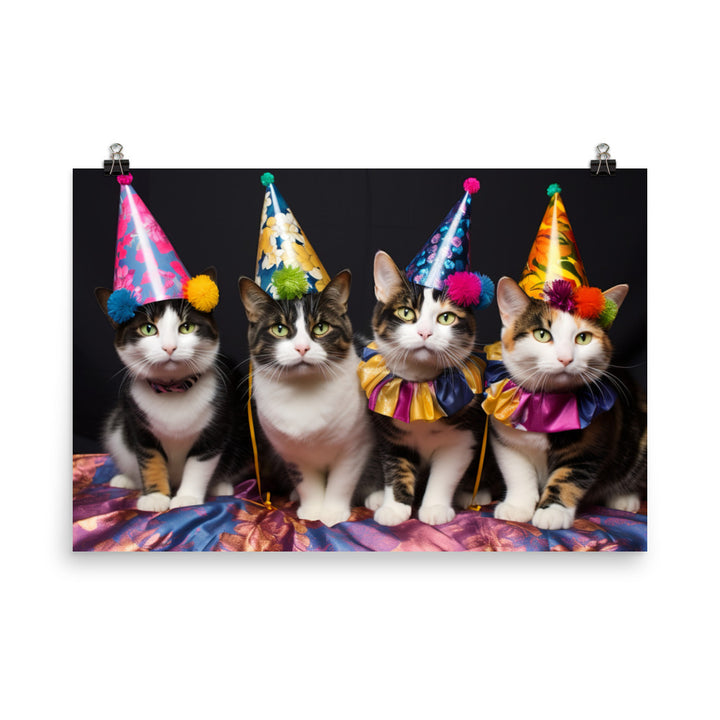 Japanese Bobtail Photo paper poster - PosterfyAI.com
