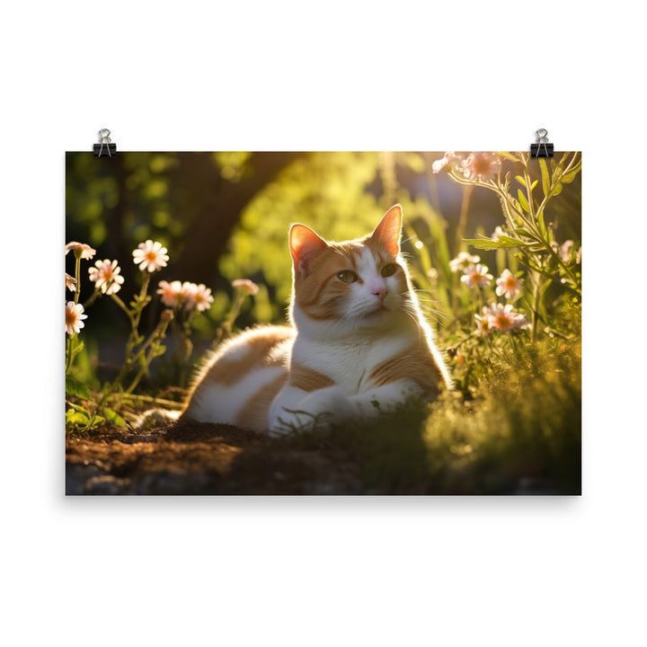 Japanese Bobtail Photo paper poster - PosterfyAI.com