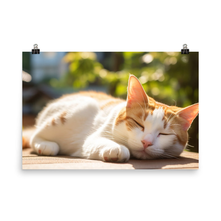 Japanese Bobtail Photo paper poster - PosterfyAI.com