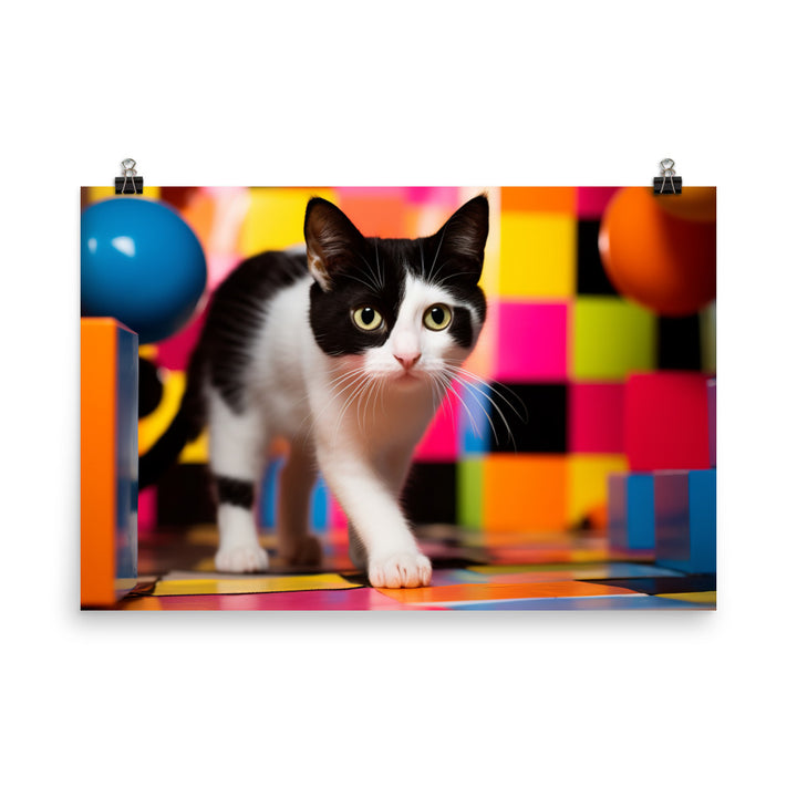 Japanese Bobtail Photo paper poster - PosterfyAI.com