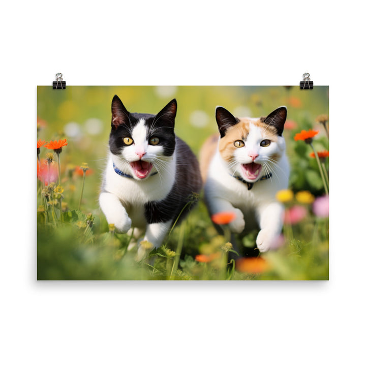 Japanese Bobtail Photo paper poster - PosterfyAI.com