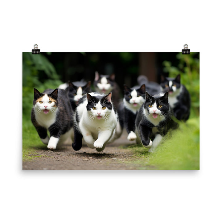 Japanese Bobtail Photo paper poster - PosterfyAI.com