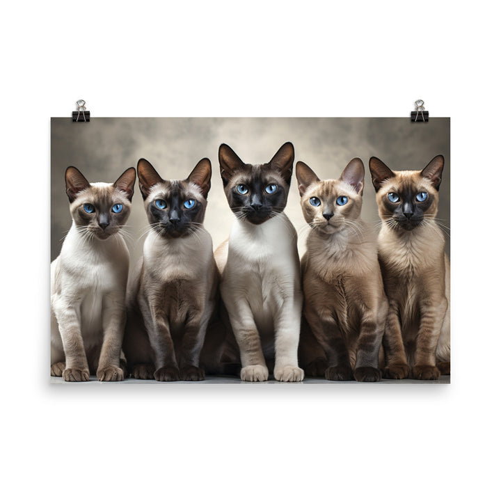 Tonkinese Photo paper poster - PosterfyAI.com