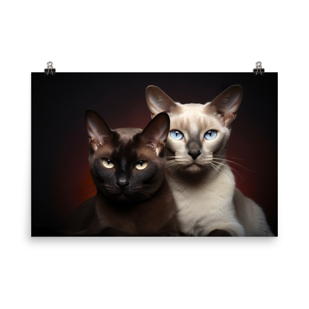 Tonkinese Photo paper poster - PosterfyAI.com