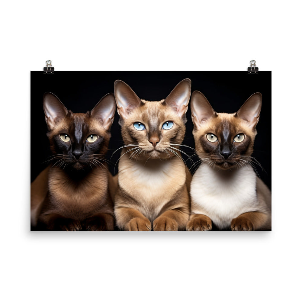 Tonkinese Photo paper poster - PosterfyAI.com