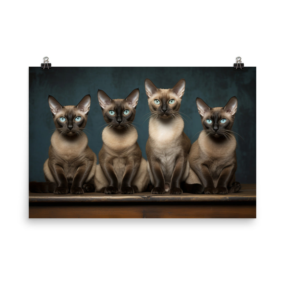 Tonkinese Photo paper poster - PosterfyAI.com