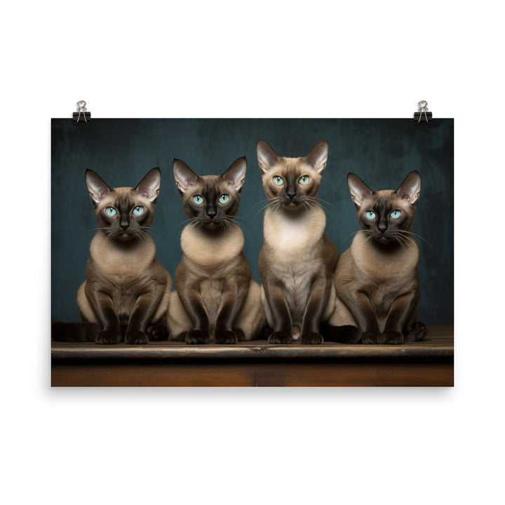 Tonkinese Photo paper poster - PosterfyAI.com