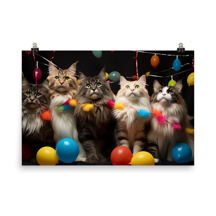 Norwegian Forest Photo paper poster - PosterfyAI.com