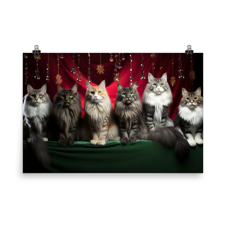 Norwegian Forest Photo paper poster - PosterfyAI.com