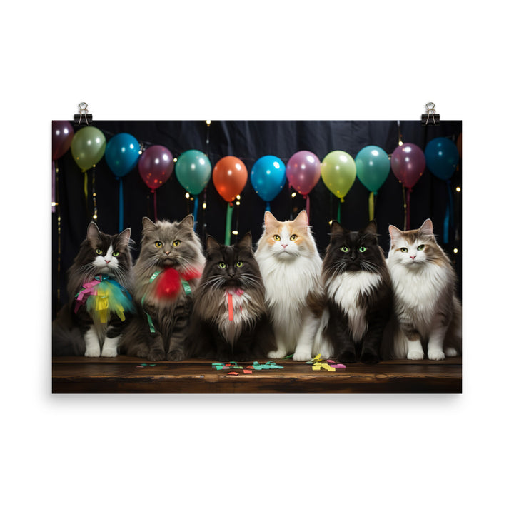 Norwegian Forest Photo paper poster - PosterfyAI.com