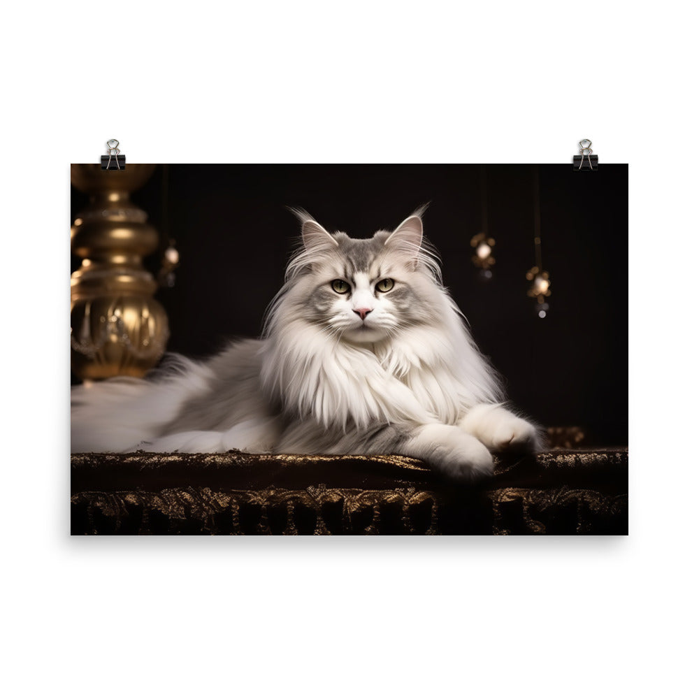 Norwegian Forest Photo paper poster - PosterfyAI.com