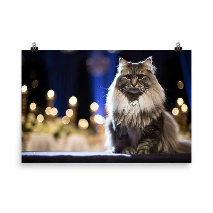 Norwegian Forest Photo paper poster - PosterfyAI.com