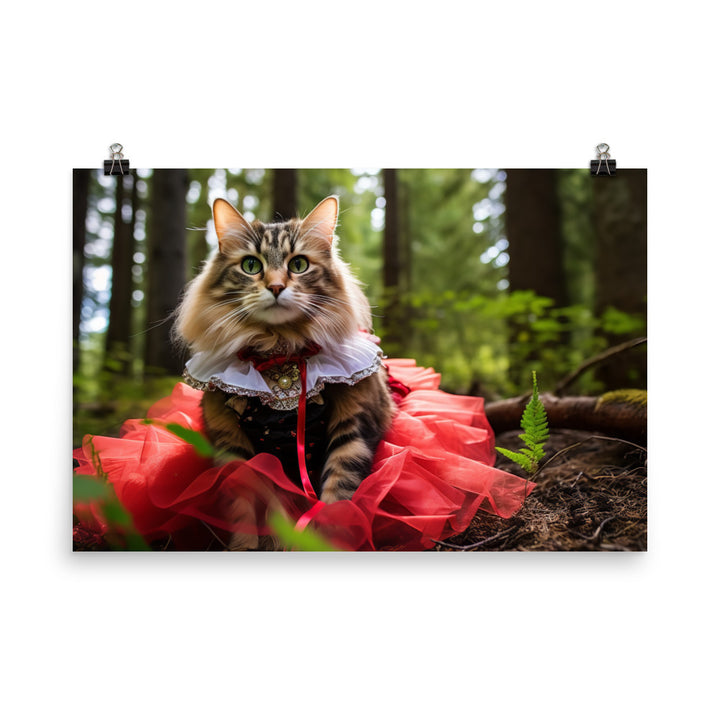 Norwegian Forest Photo paper poster - PosterfyAI.com