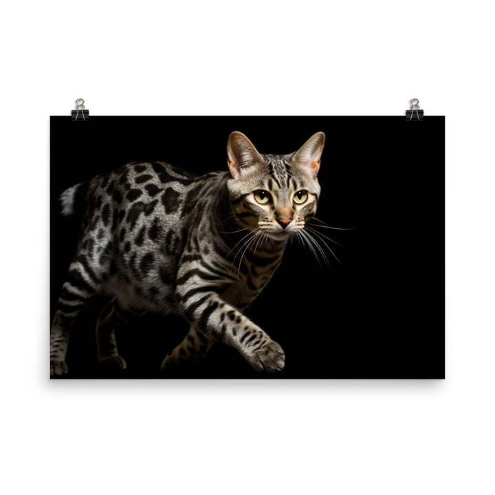 Egyptian Mau Photo paper poster - PosterfyAI.com