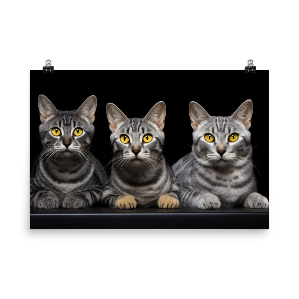 Egyptian Mau Photo paper poster - PosterfyAI.com