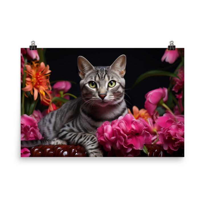 Egyptian Mau Photo paper poster - PosterfyAI.com