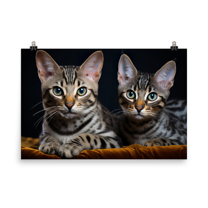 Egyptian Mau Photo paper poster - PosterfyAI.com
