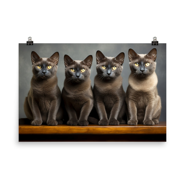 Burmese Photo paper poster - PosterfyAI.com
