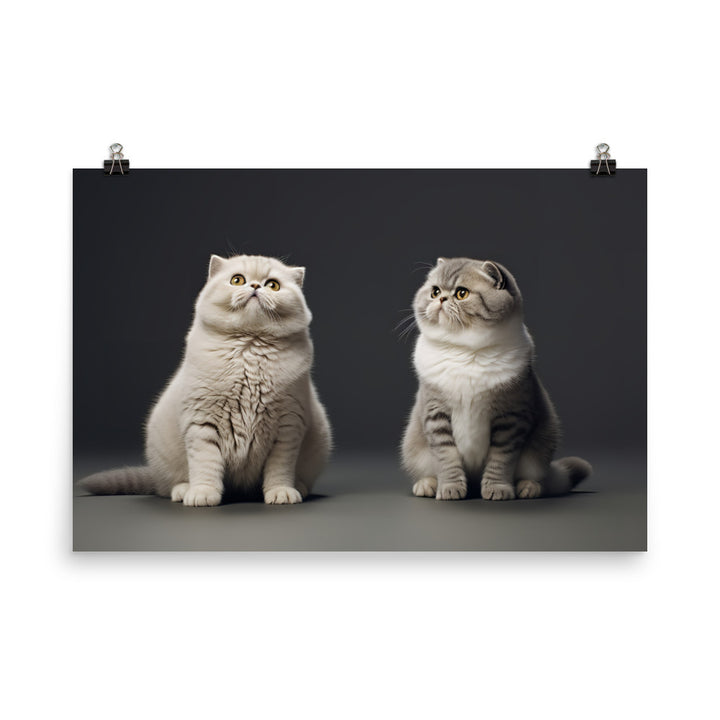 Scottish Fold Photo paper poster - PosterfyAI.com