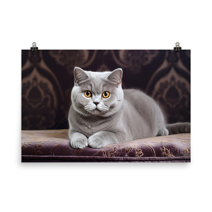 British Shorthair Photo paper poster - PosterfyAI.com