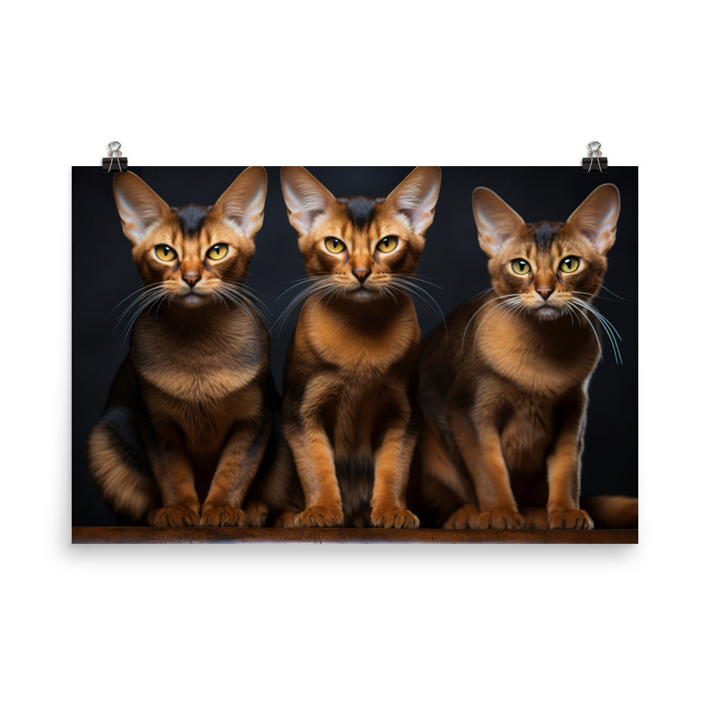 Abyssinian Photo paper poster - PosterfyAI.com
