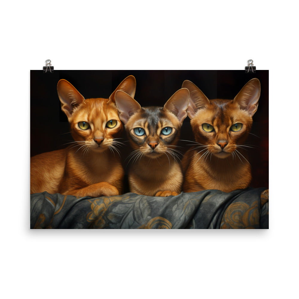 Abyssinian Photo paper poster - PosterfyAI.com