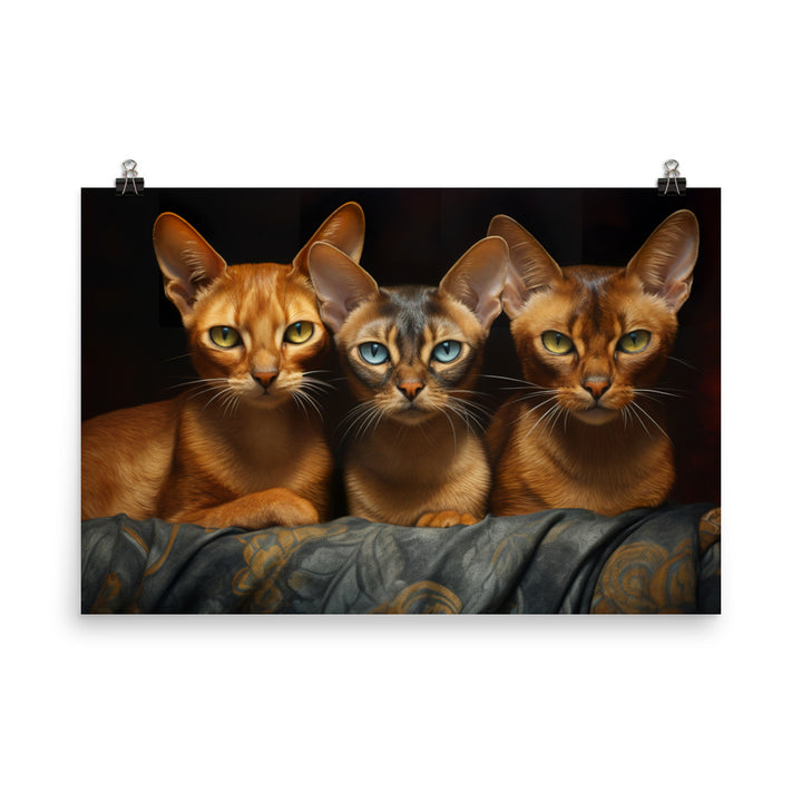Abyssinian Photo paper poster - PosterfyAI.com
