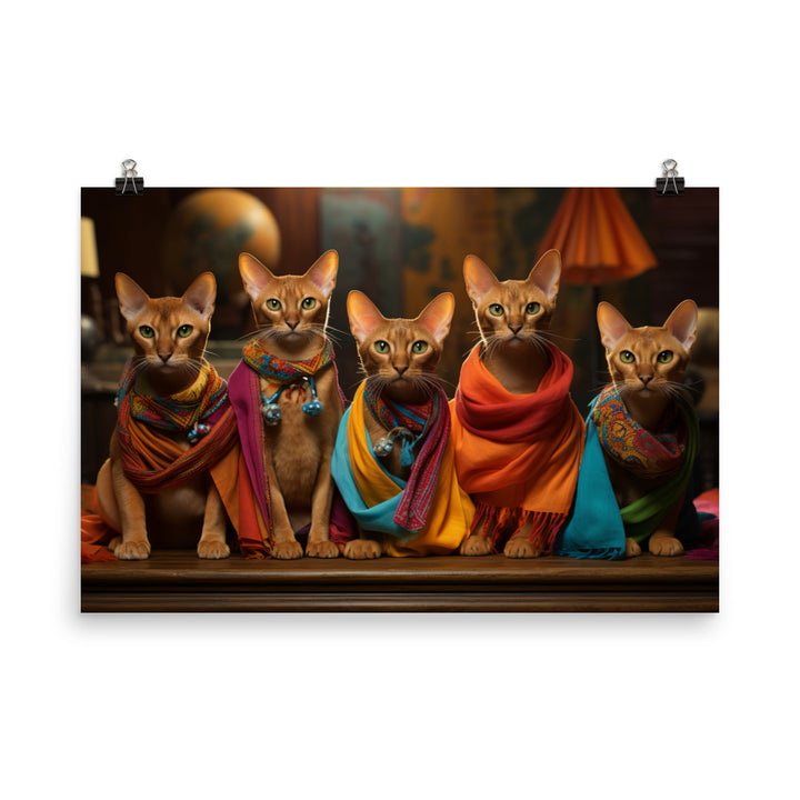 Abyssinian Photo paper poster - PosterfyAI.com