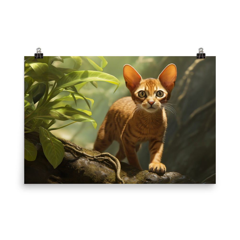 Abyssinian Photo paper poster - PosterfyAI.com