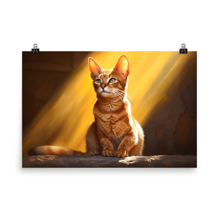 Abyssinian Photo paper poster - PosterfyAI.com