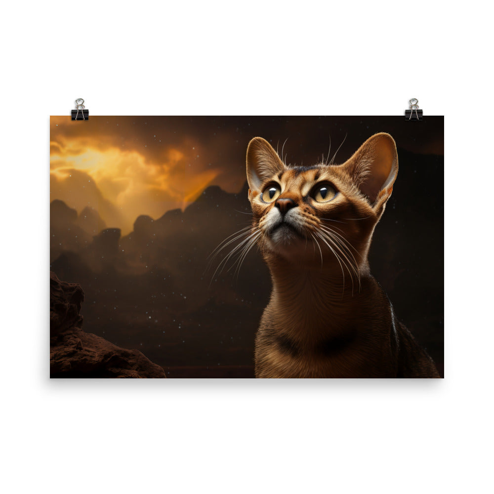Abyssinian Photo paper poster - PosterfyAI.com