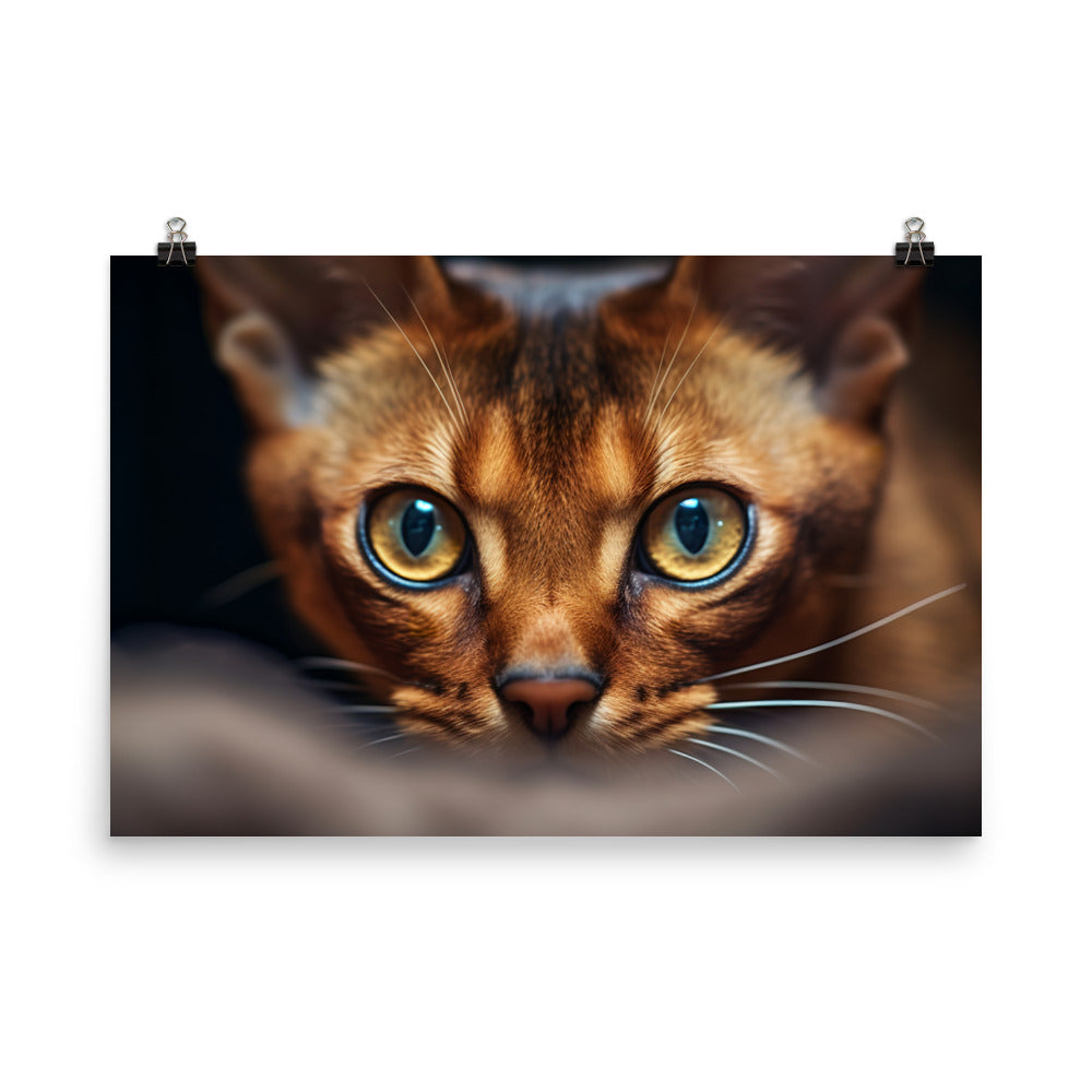 Abyssinian Photo paper poster - PosterfyAI.com