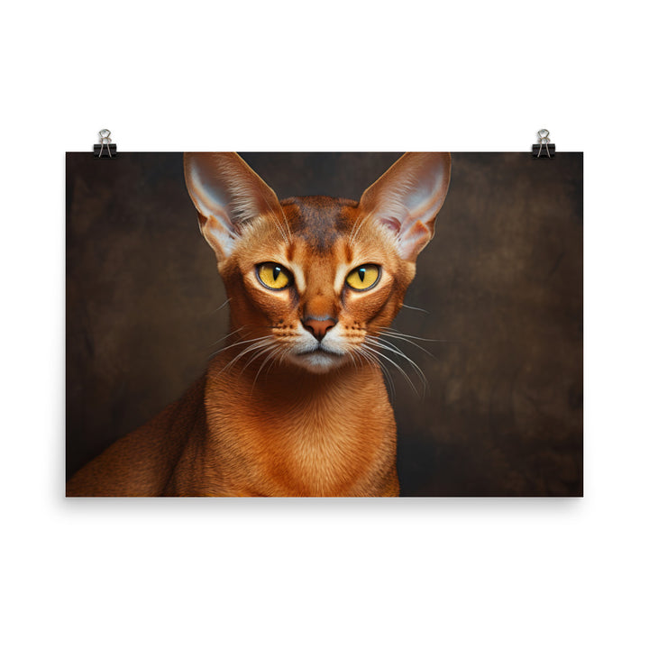 Abyssinian Photo paper poster - PosterfyAI.com