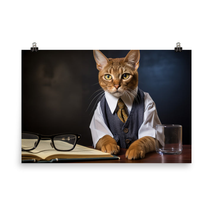 Abyssinian Student Photo paper poster - PosterfyAI.com