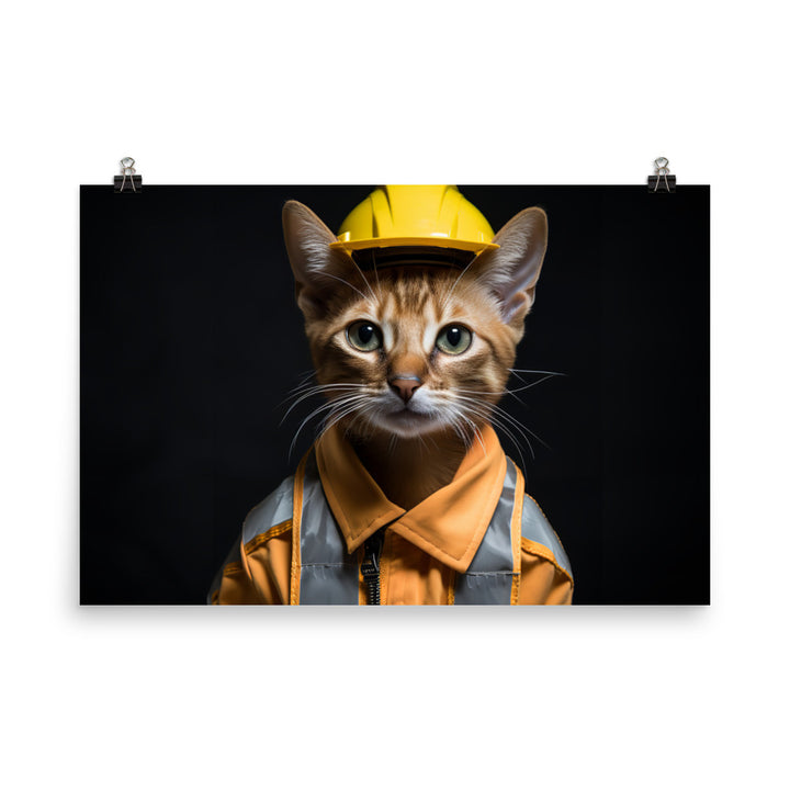 Abyssinian Contractor Photo paper poster - PosterfyAI.com