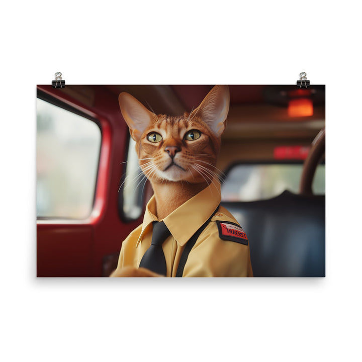 Abyssinian Transit Operator Photo paper poster - PosterfyAI.com