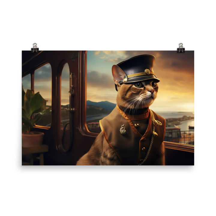 Abyssinian Transit Operator Photo paper poster - PosterfyAI.com