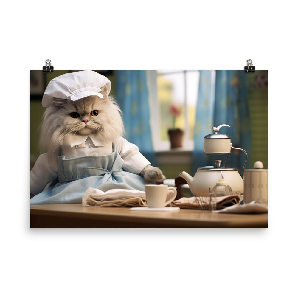 Persian Nurse Photo paper poster - PosterfyAI.com