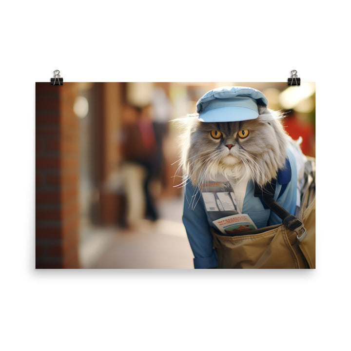 Persian Mail Carrier Photo paper poster - PosterfyAI.com