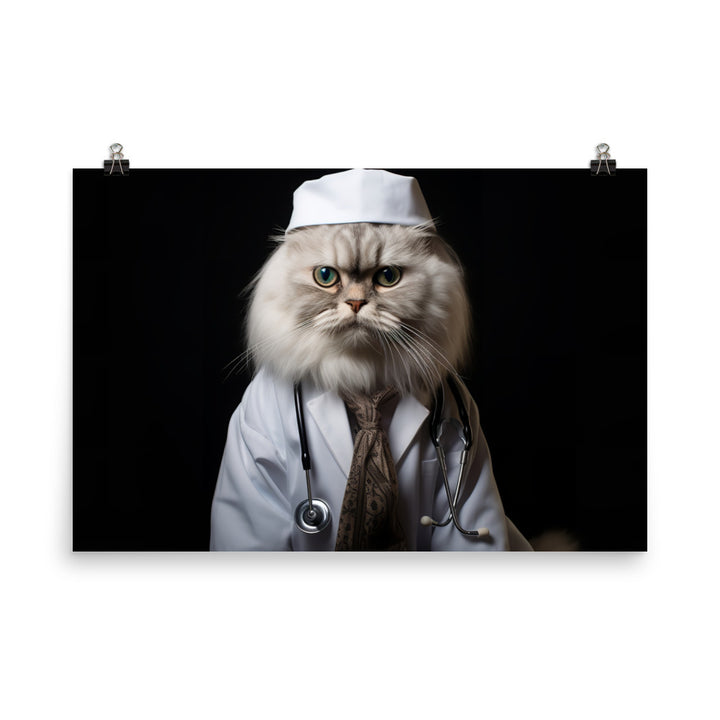 Persian Doctor Photo paper poster - PosterfyAI.com