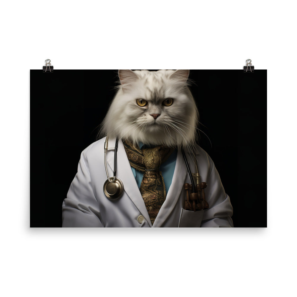 Persian Doctor Photo paper poster - PosterfyAI.com