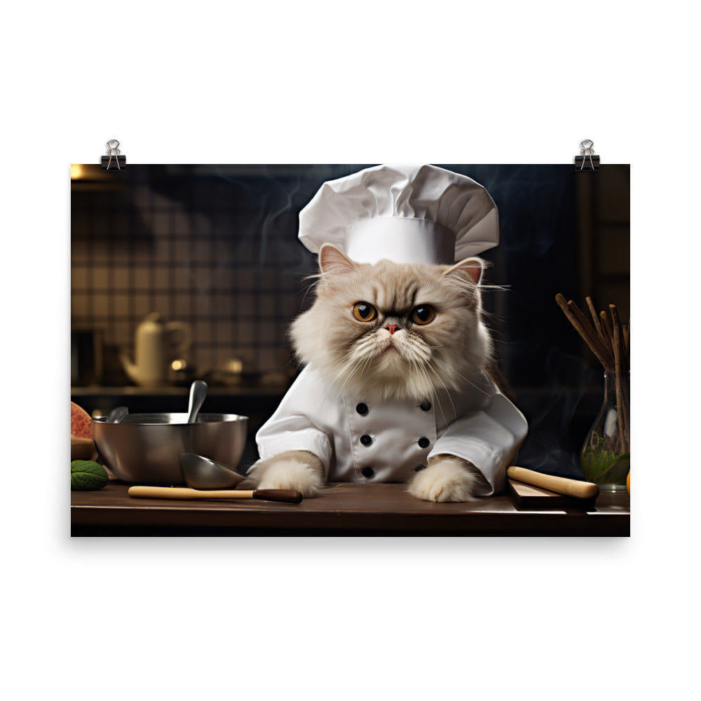 Persian Chef Photo paper poster - PosterfyAI.com
