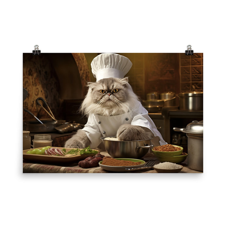 Persian Chef Photo paper poster - PosterfyAI.com